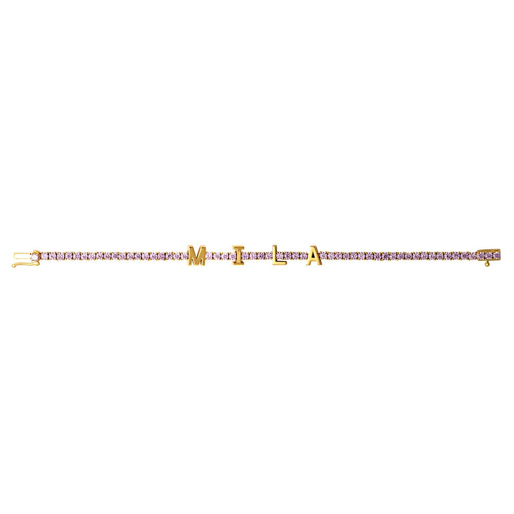 Personalized Tennis Bracelet