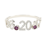 14k Diamond Date Ring