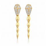 14K Snake Drop Earrings