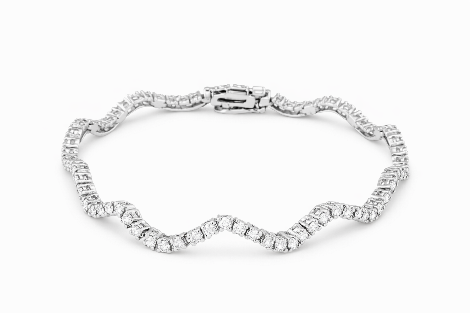 Wavy Tennis Bracelet