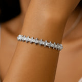 14K Spiked Pyramid Flex Bangle