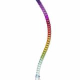 Ombre Emerald Rainbow Tennis Bracelet