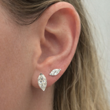 14k Marquise Studs