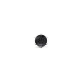 14k Skinny Mini Black Stone (white)