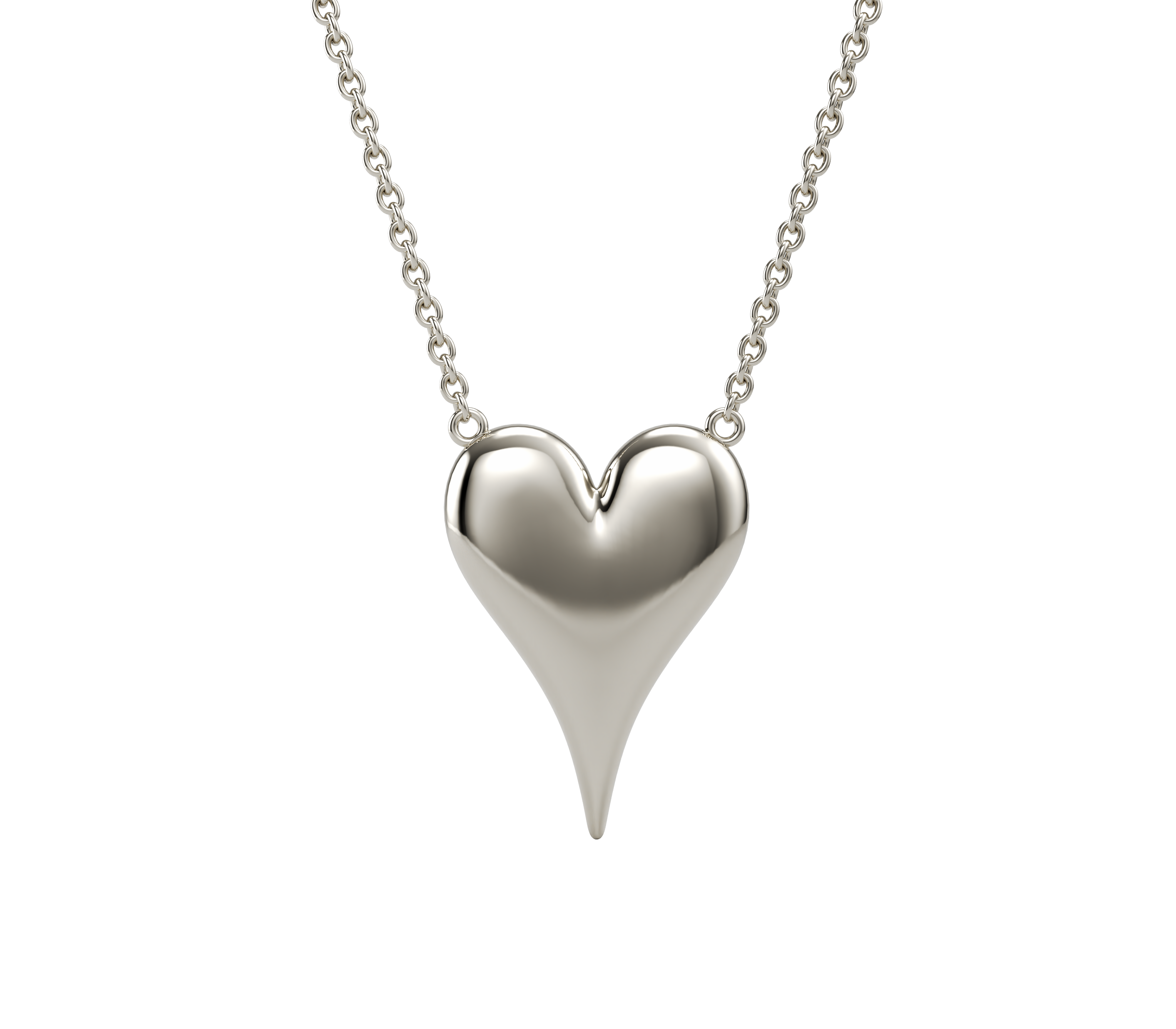 Solid Heart Necklace