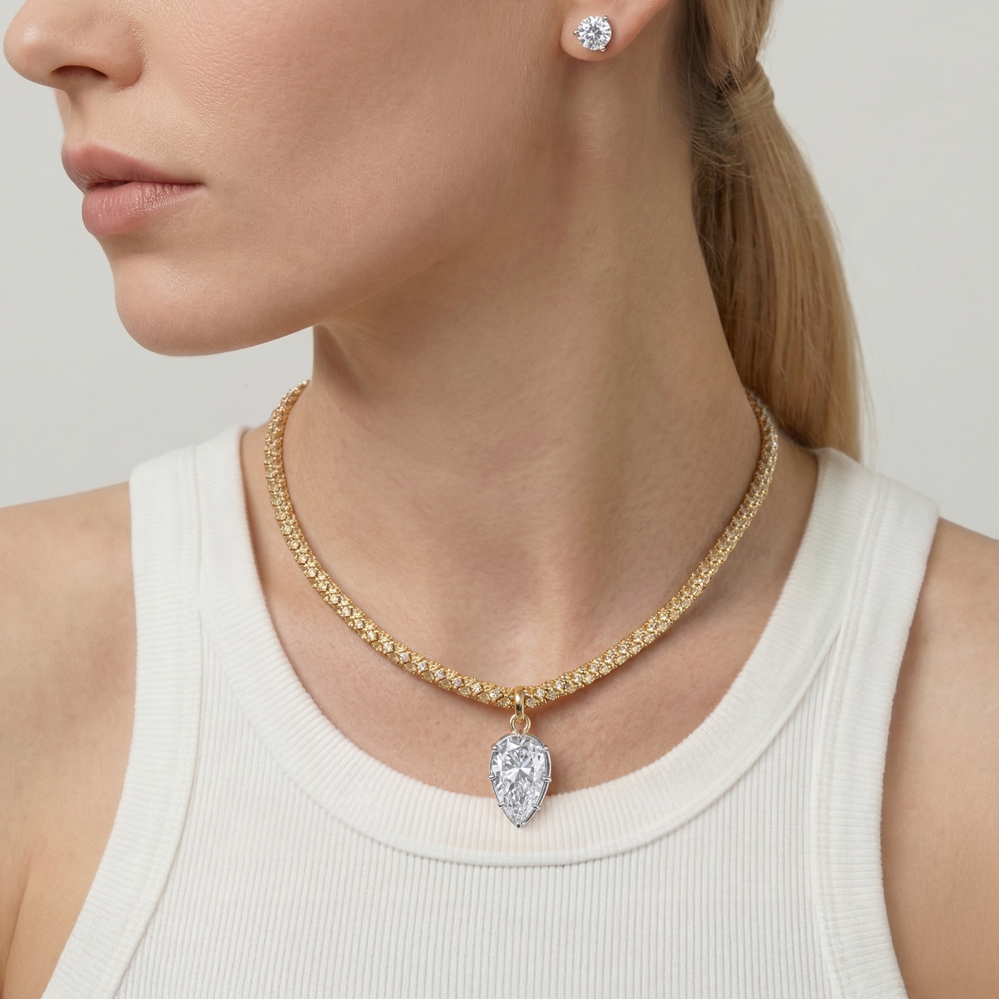Jumbo Victorian Pear Charm