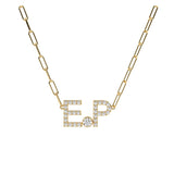 Initials On A Link Chain