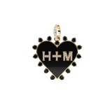 Enamel Heart Burst Charm