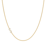 14k Diamond Multi Initial Necklace