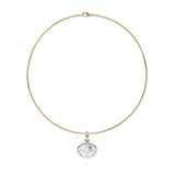 14k Victorian Oval Pendant