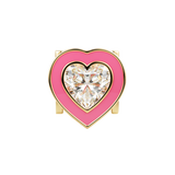 14k Skinny Mini Pink Heart