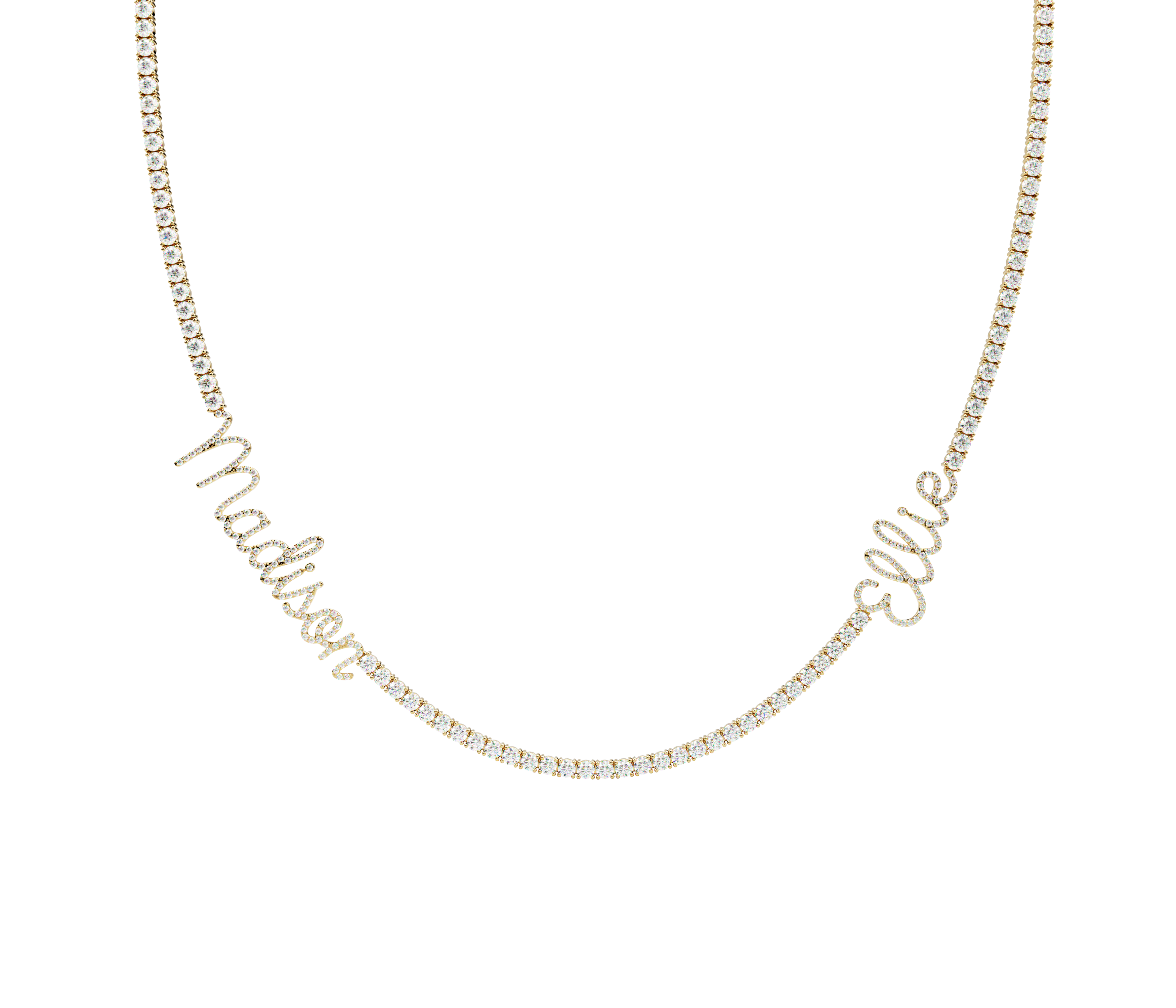 Personalized Tennis Necklace