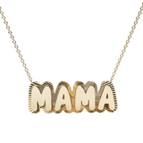 Bubble Fluted Outline Necklace