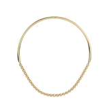 14K Half Axis and  Chain Necklace ™