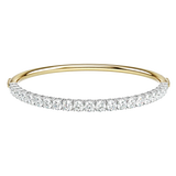 Half Axis Bangle Half Tennis Bracelet™