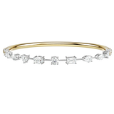 Half Axis Bangle Half Tennis Bracelet™