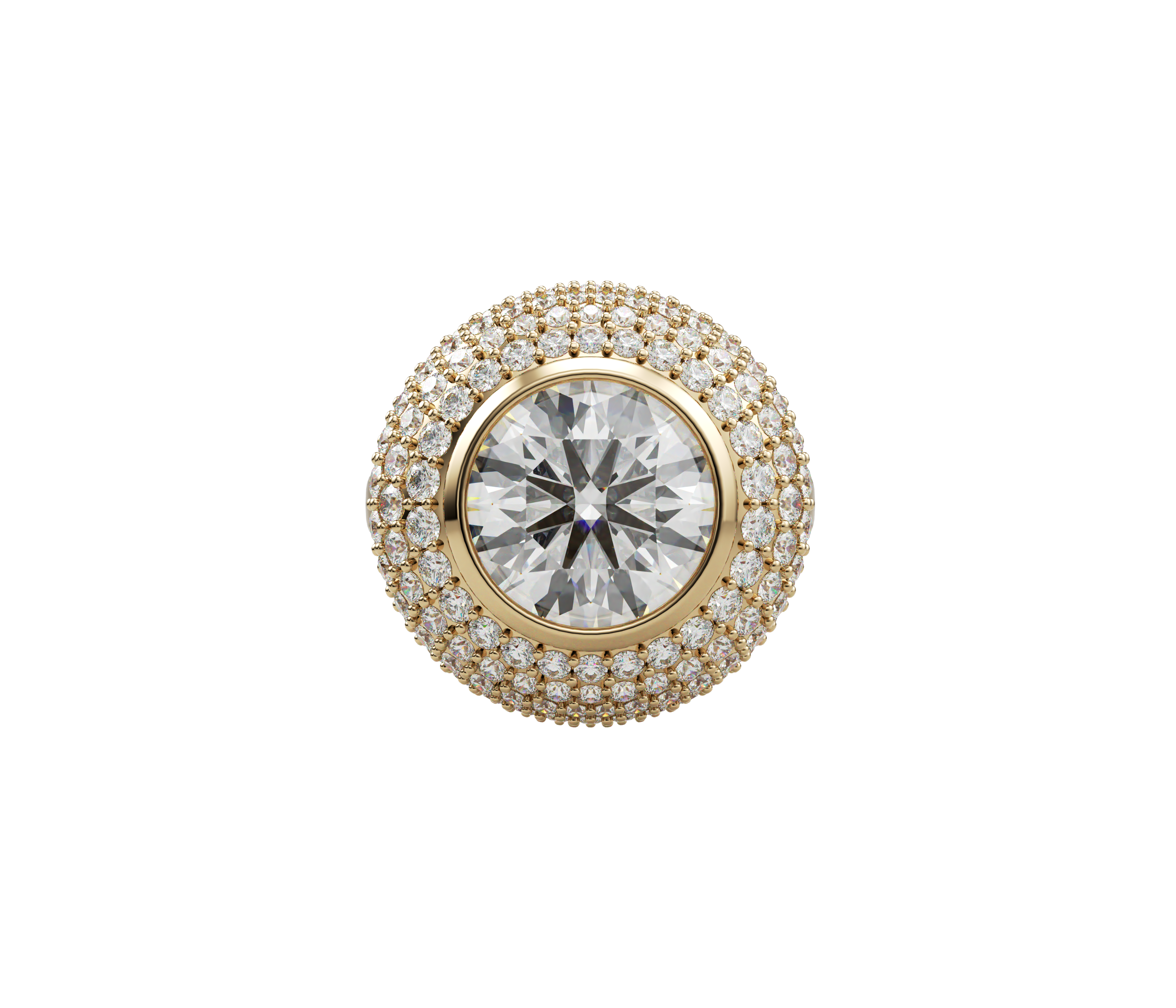 Pave Bubble Ring