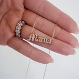 Old English Name Necklace
