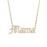 Old English Name Necklace