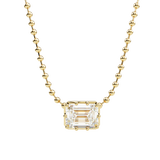 14k Tiger Prong Bubble Bead Necklace