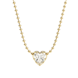 14k Tiger Prong Bubble Bead Necklace