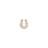 14k Horseshoe Locket Charm