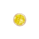 14k Skinny Silver November Charm (yellow)