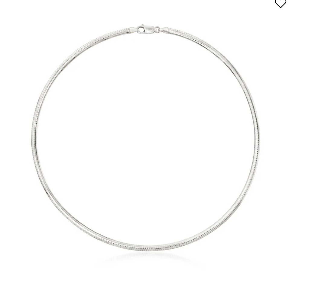 Reversable Omega Collar Chain