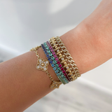 Rainbow Tennis Bracelet