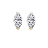 14k Marquise Studs