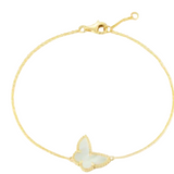 14k Butterfly Bracelet
