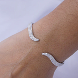 Pave Wave Cuff
