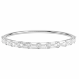 Half Axis Bangle Half Tennis Bracelet™