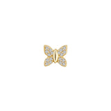 14k Skinny Mini Butterfly Charm (yellow)