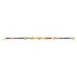 Personalized Rainbow Tennis Bracelet