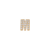 14k Skinny Mini M Charm (yellow)