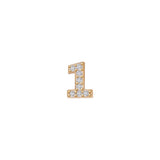 14k Skinny Mini 1 Charm (yellow)