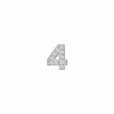14k Skinny Mini 4 Charm (white)