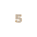 14k Skinny Mini 5 Charm (yellow)