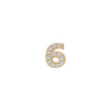 14k Skinny Mini 6 Charm (yellow)