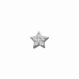 14k Pave Skinny Mini Star (white)