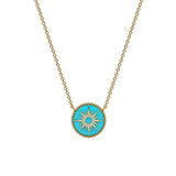 14k Obra Sun Necklace