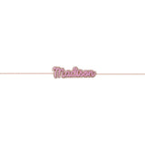 14k Pave Outline Enamel Bracelet