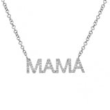 Pave Block Letter Necklace