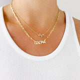 Date On A Link Chain Necklace
