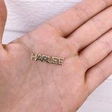 Diamond Accent Letter  Necklace