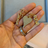 Pave Name Charm