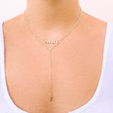 Personalized Lariat Letter Necklace