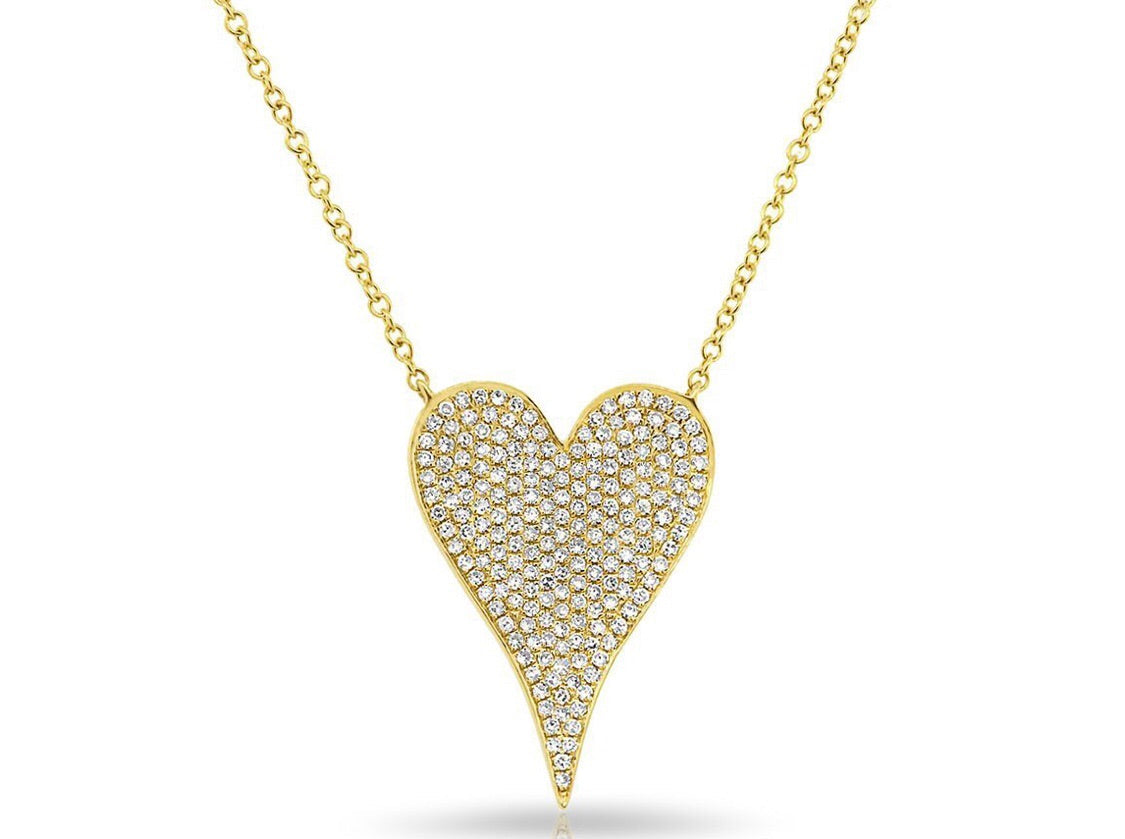Small Pave  Heart
