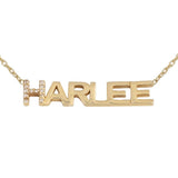 Diamond Accent Letter  Necklace